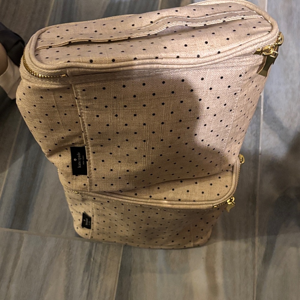 Kate Spade Polka Dot Tan Bag -Unisex
